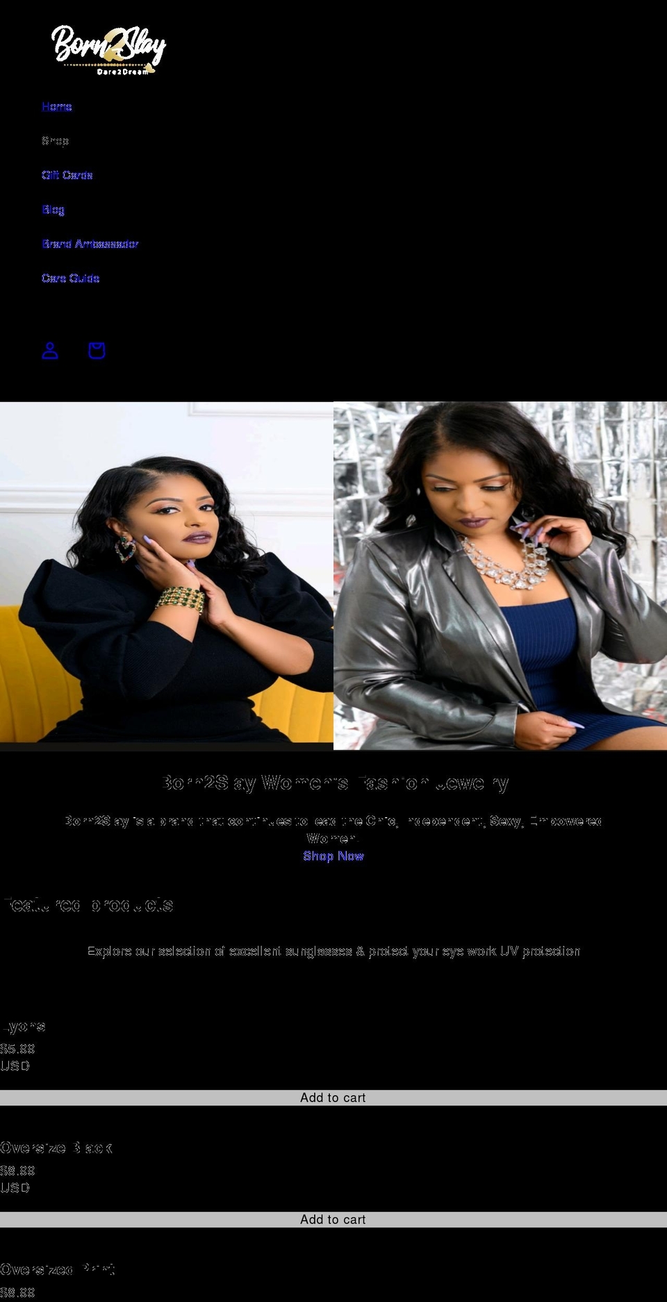 Updated copy of Updated copy of Updated copy of Shopify theme site example born2slay.com