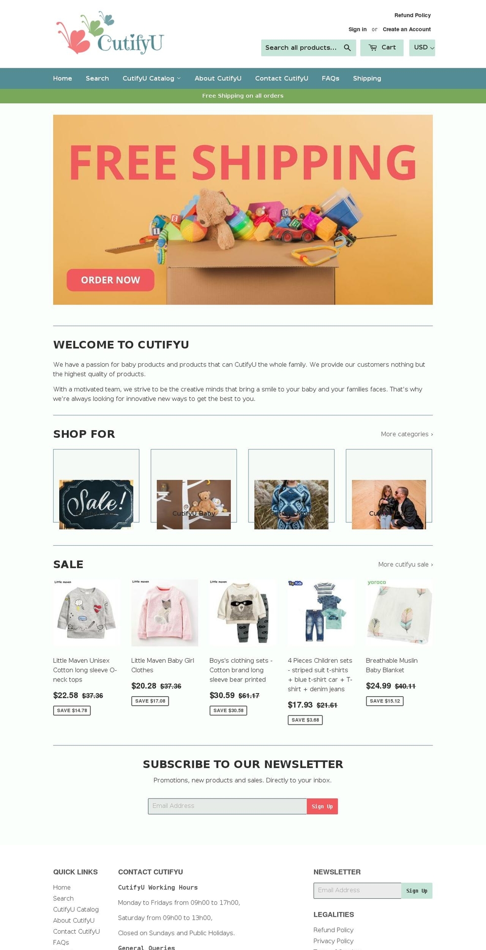 Production Theme Shopify theme site example bornagain.co