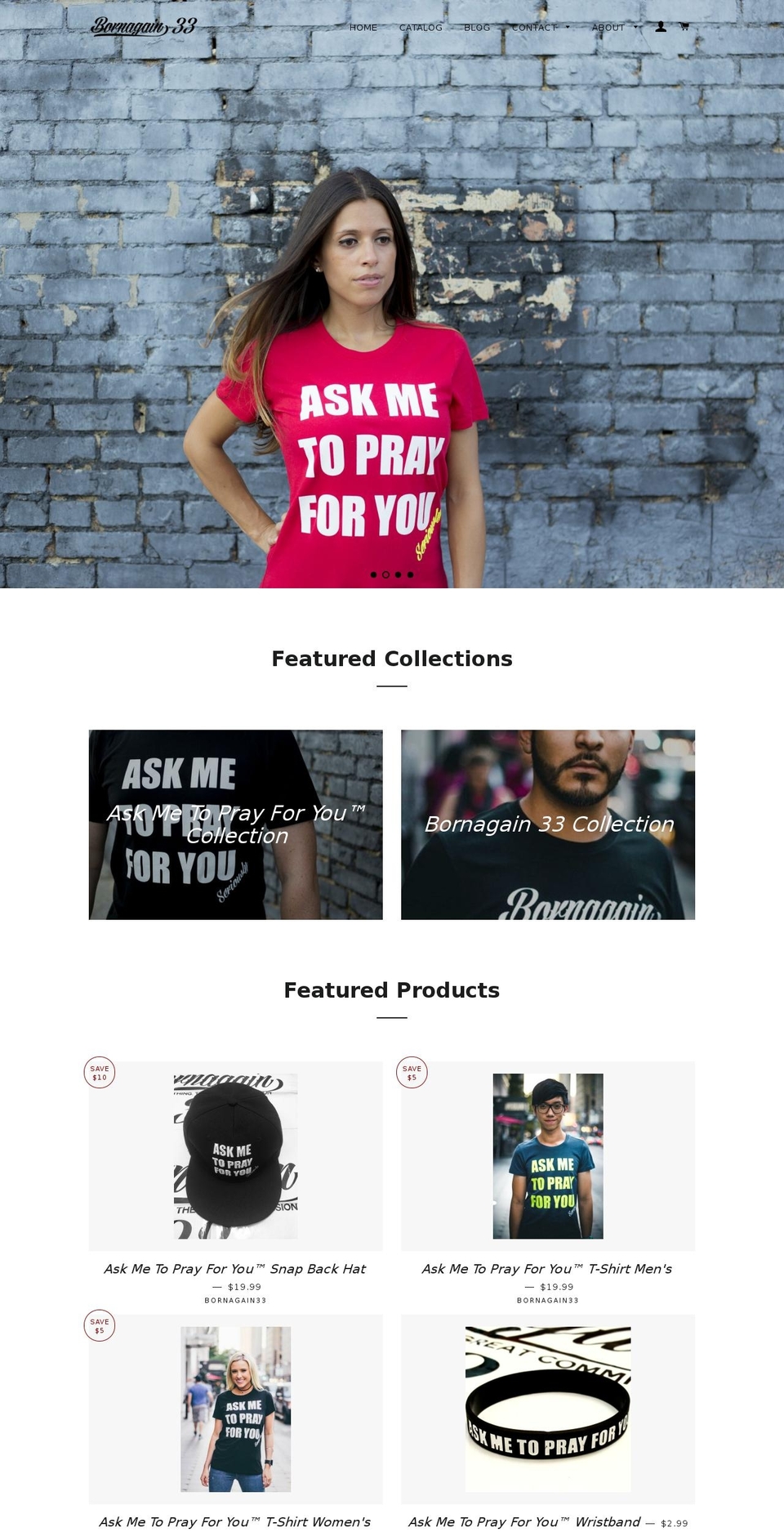 bornagain33.com shopify website screenshot