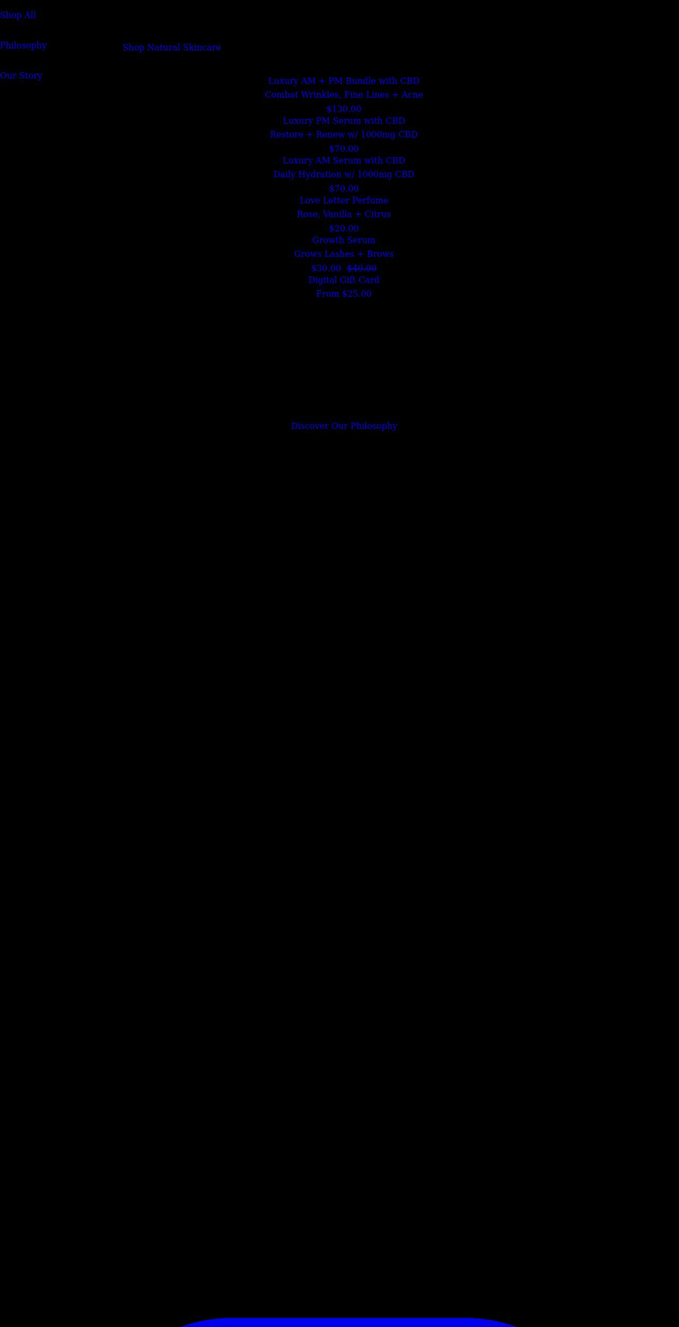 bornagainskincare.com shopify website screenshot