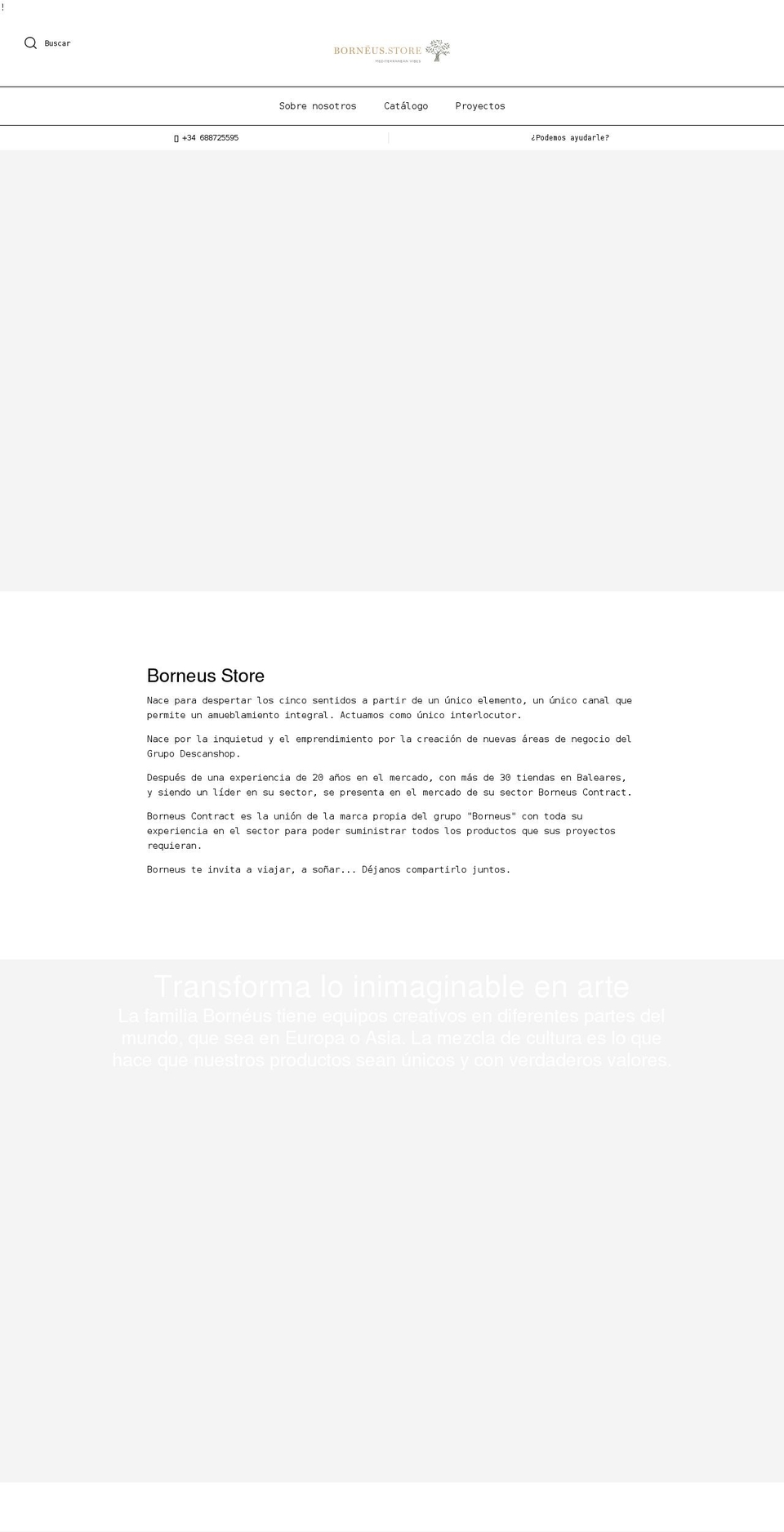 borneus.store shopify website screenshot