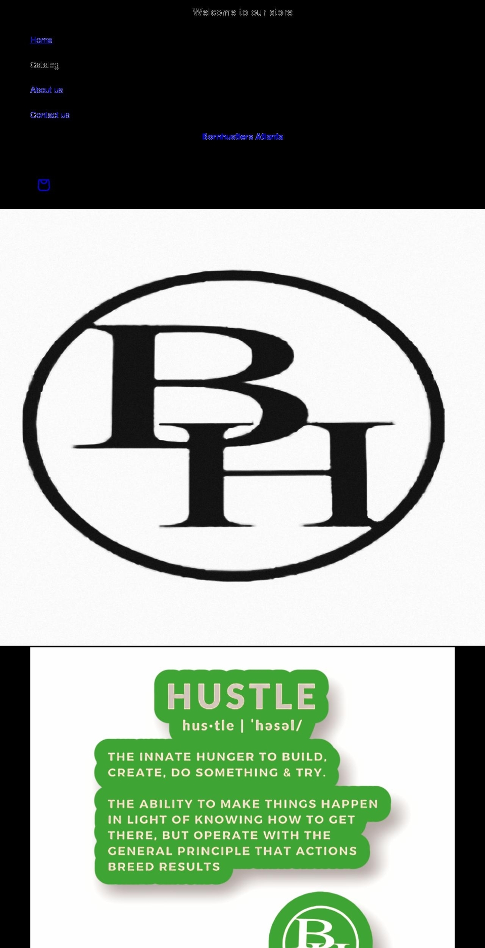 bornhustleratl.com shopify website screenshot