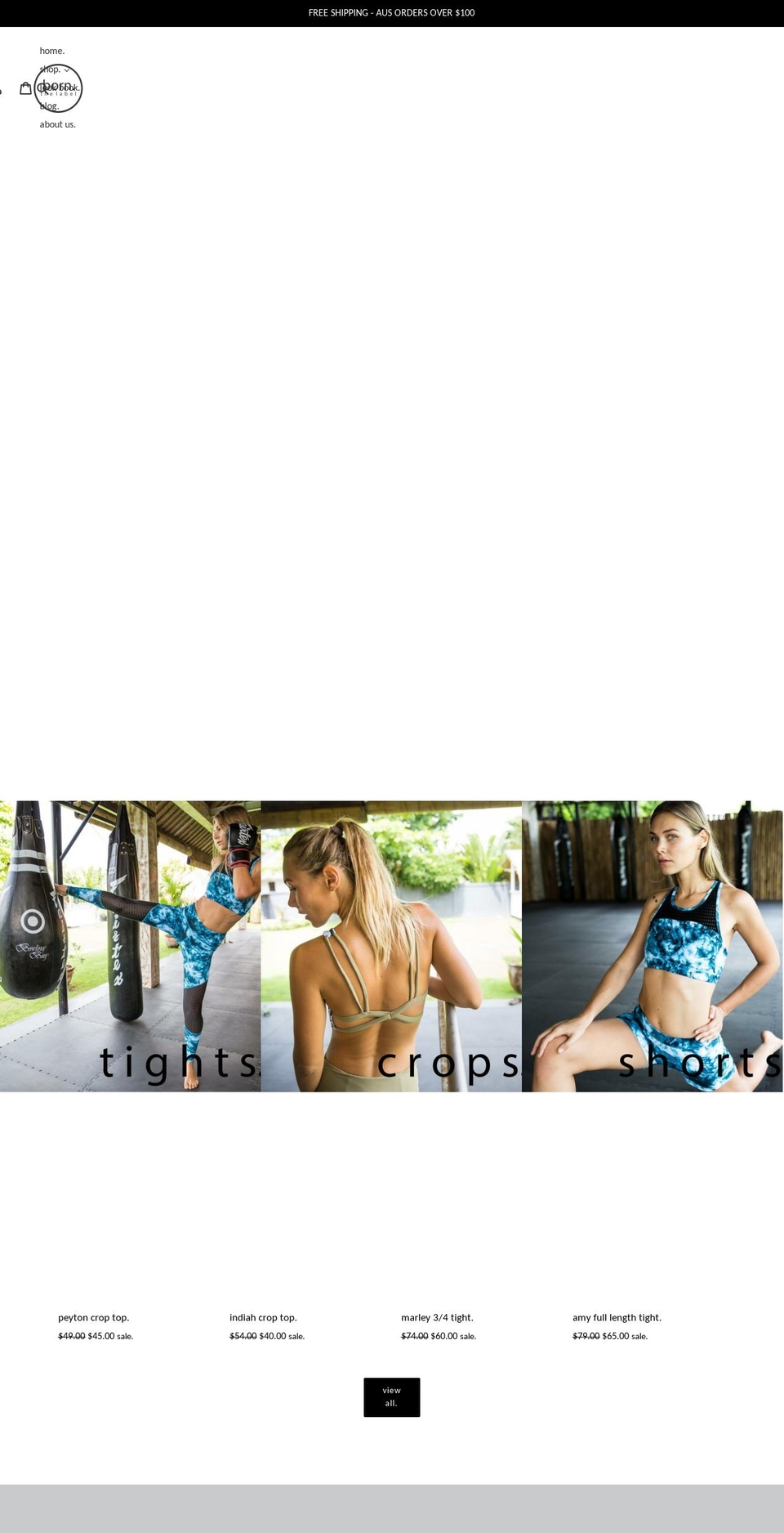 bornthelabel.com — Shopify storefront screenshot