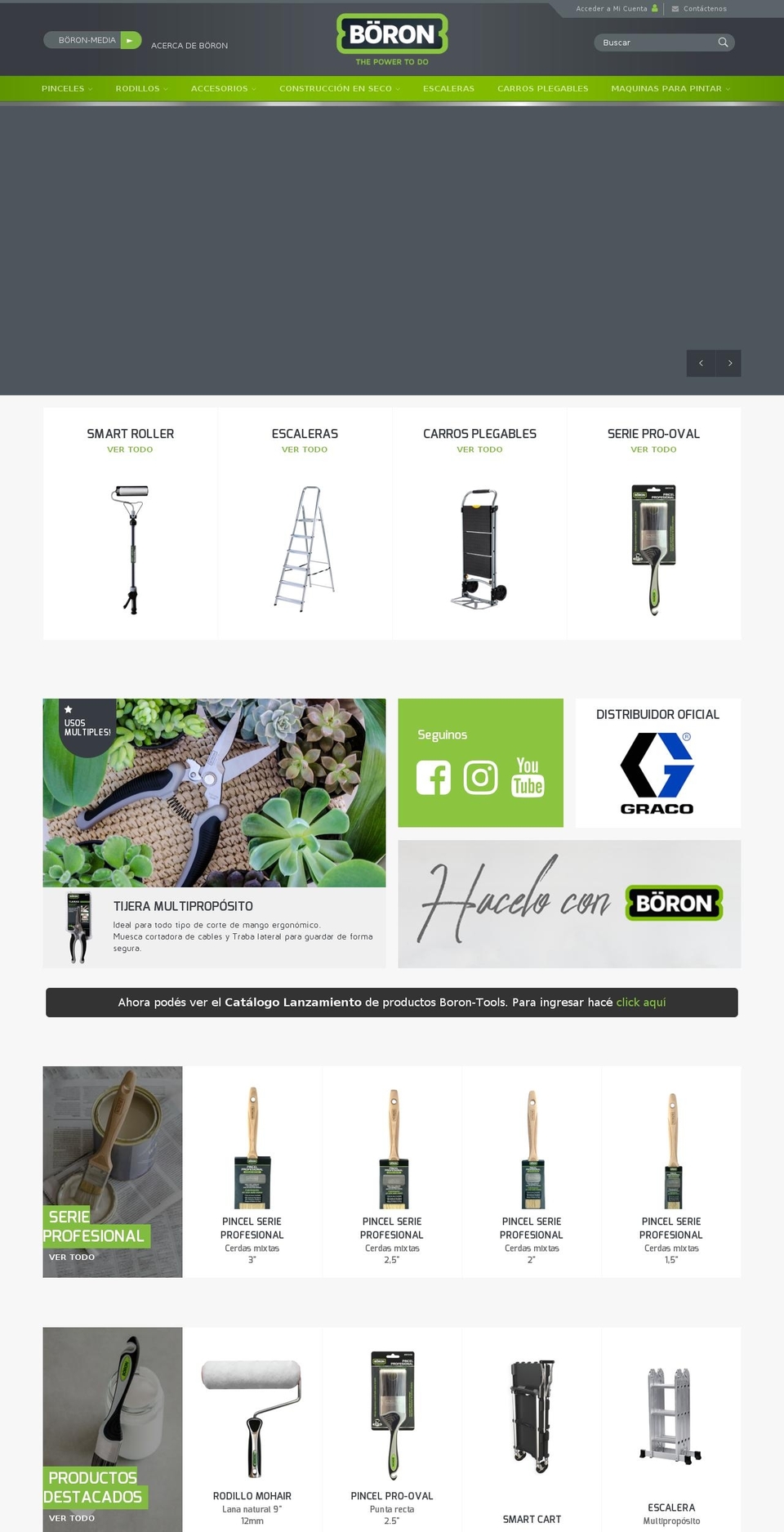 boron-tools.com — Shopify storefront screenshot