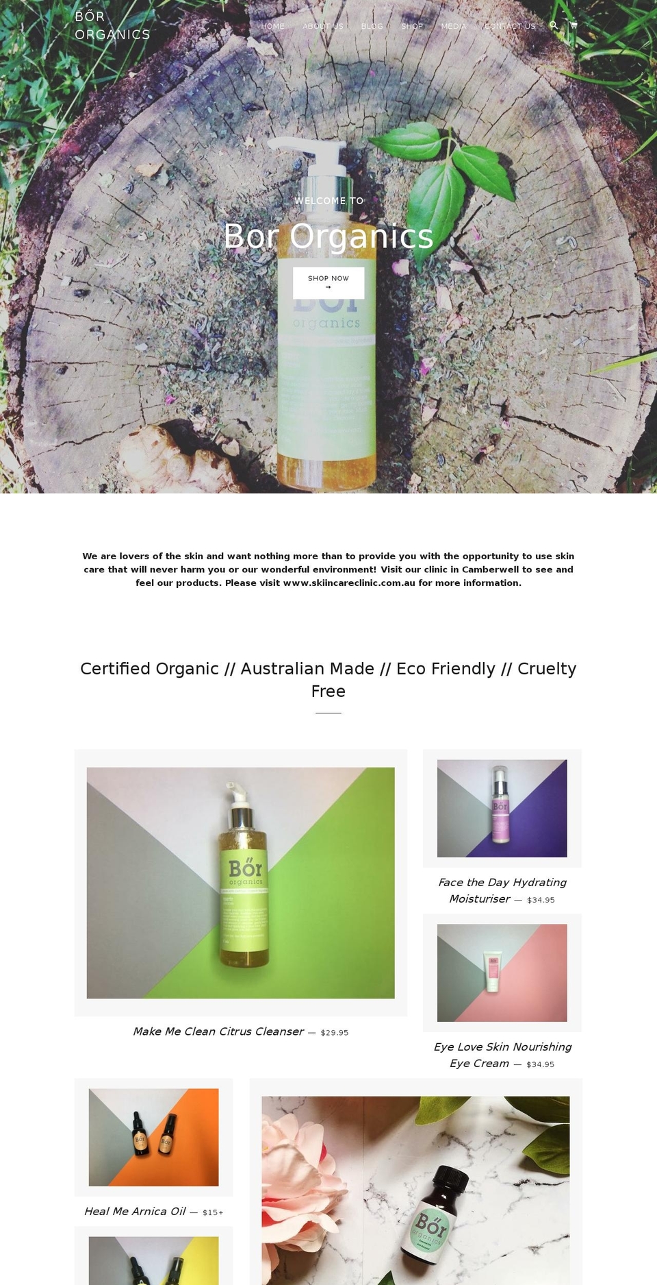 bororganics.com — Shopify storefront screenshot