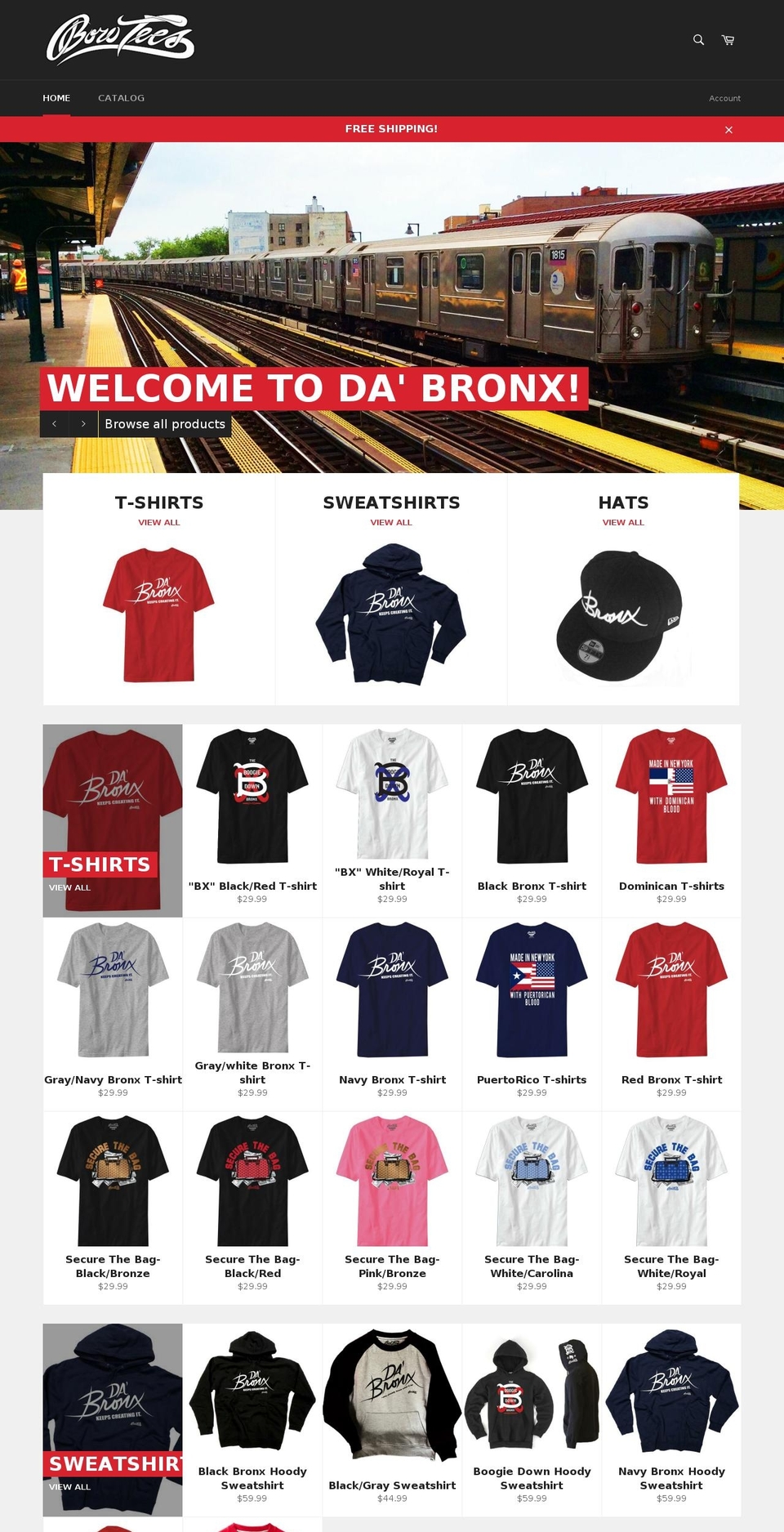 borotees.com shopify website screenshot