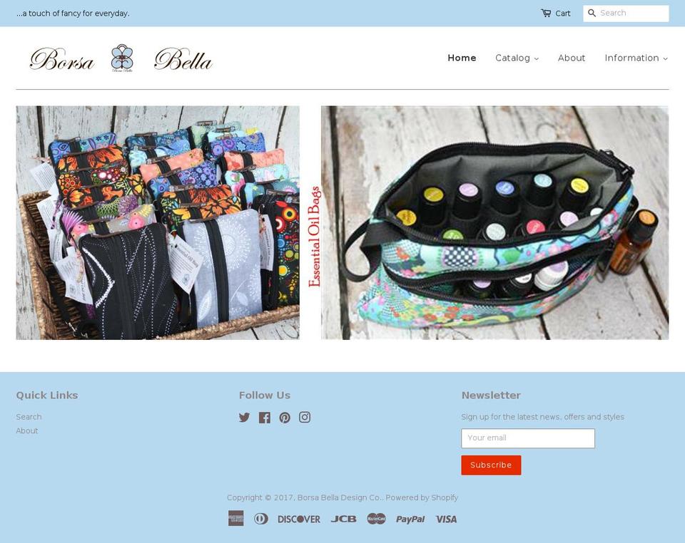 borsabella.com shopify website screenshot