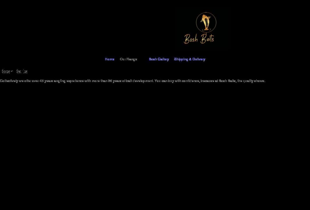 boshbaits.co.uk shopify website screenshot