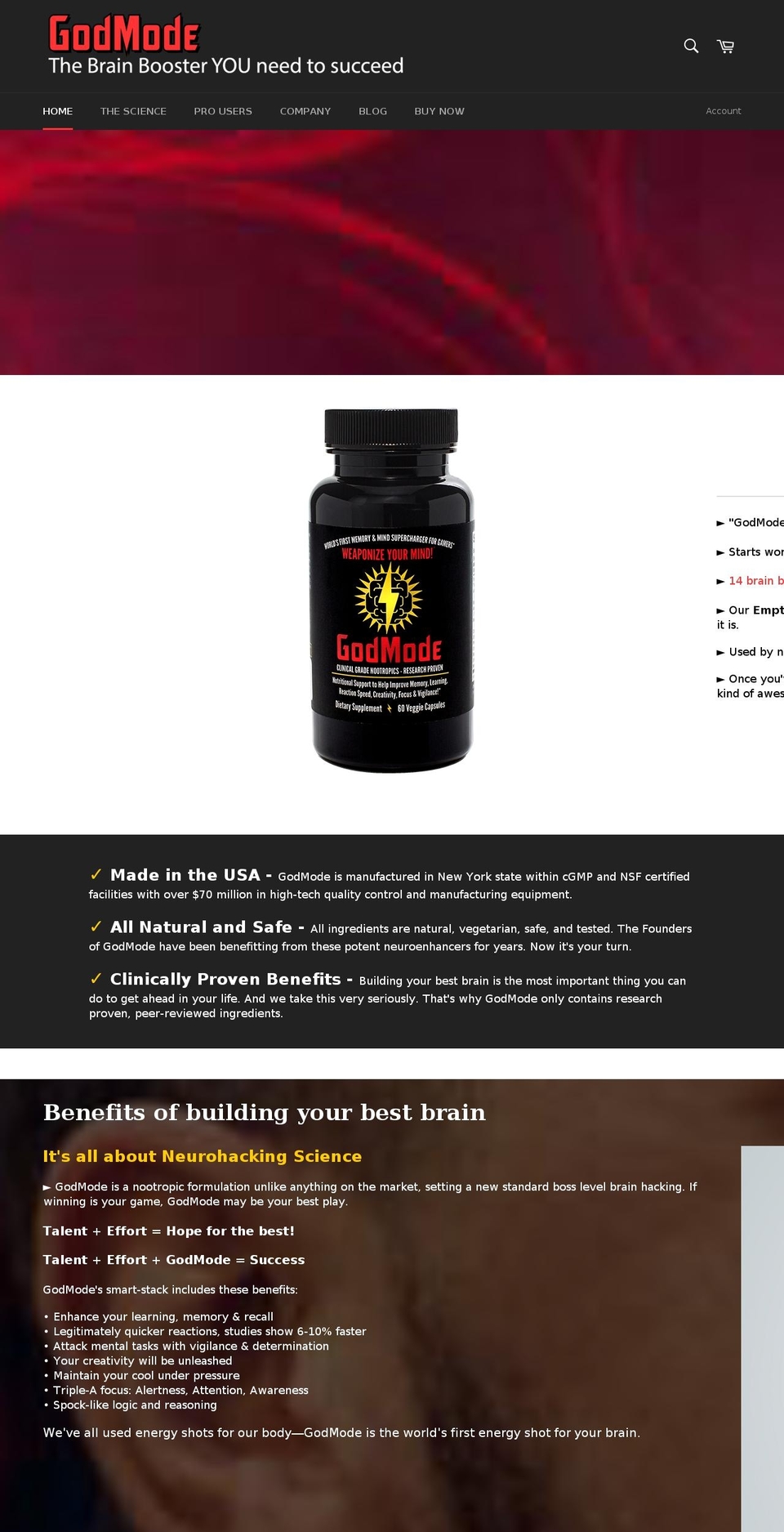 Boss Level Labs (Venture Theme) Shogun Homepage Shopify theme site example boss-level-labs.myshopify.com