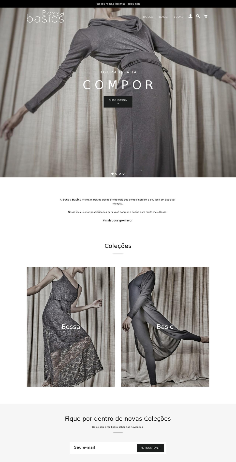 bossabasics.com — Shopify storefront screenshot