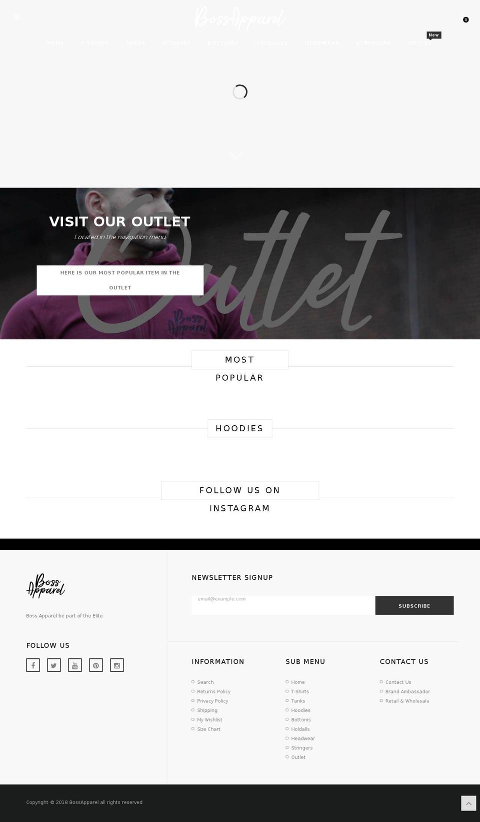 puro-v2-0 Shopify theme site example bossapparel.co.uk