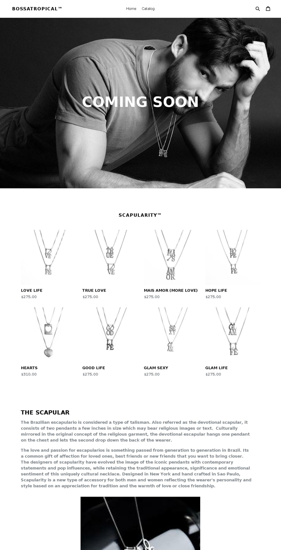 bossatropical.com — Shopify storefront screenshot