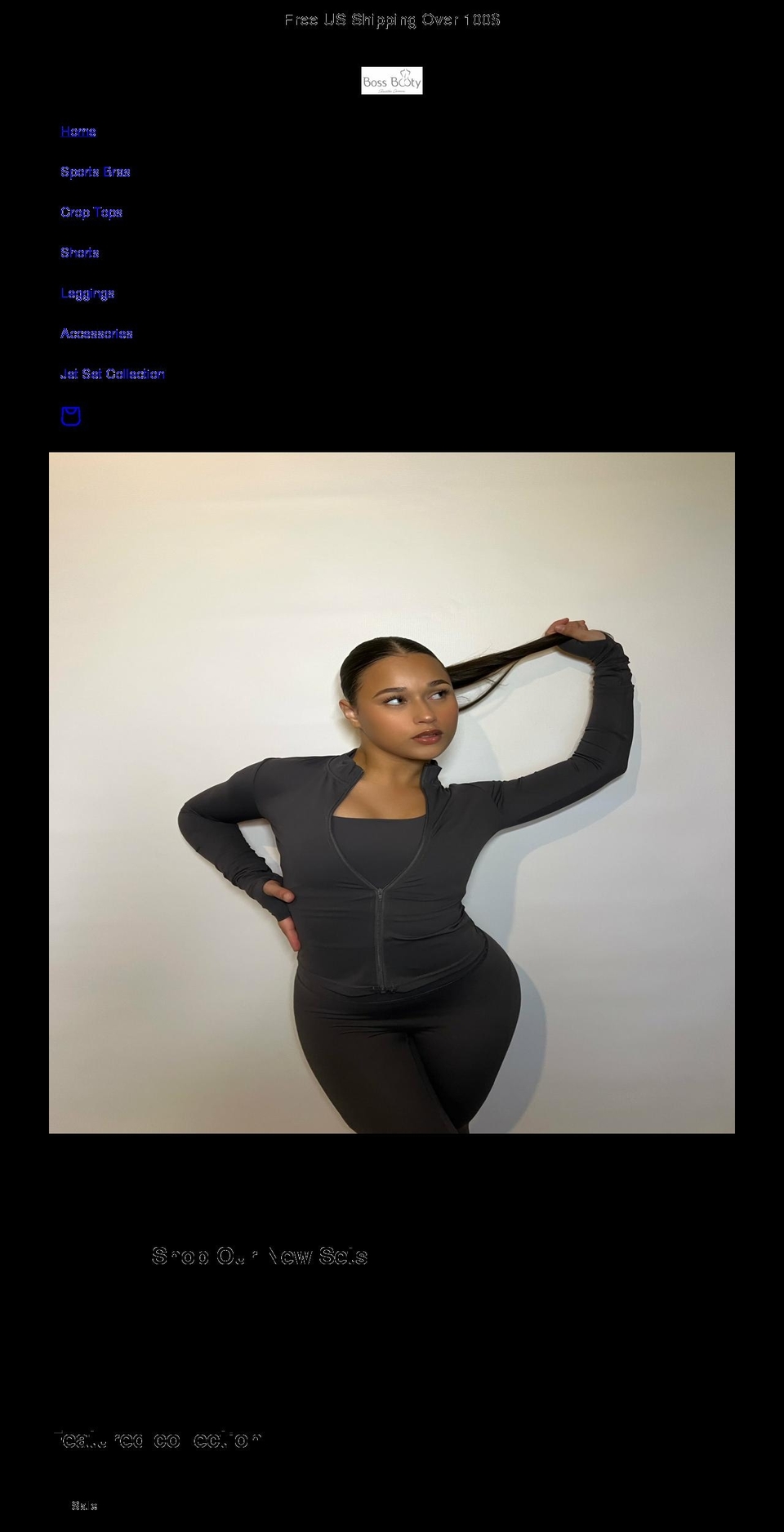 bossbooty.org shopify website screenshot