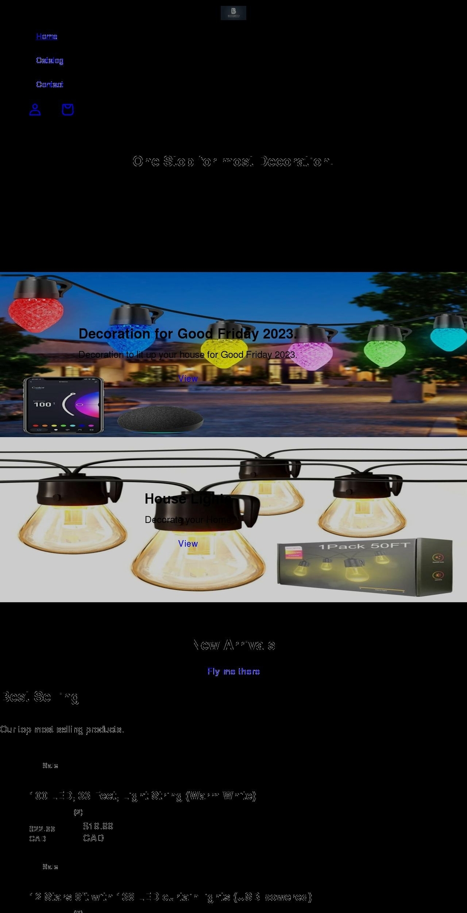 bossdeco.com shopify website screenshot