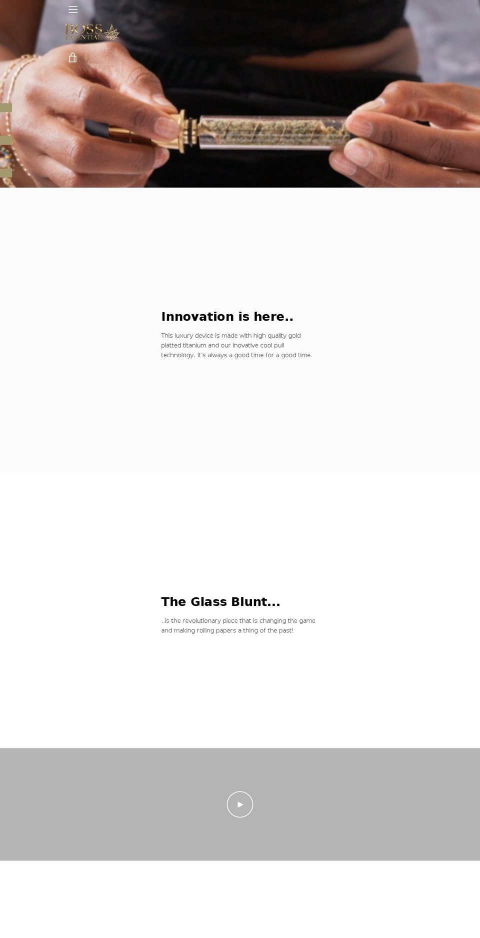bossessential.com — Shopify storefront screenshot