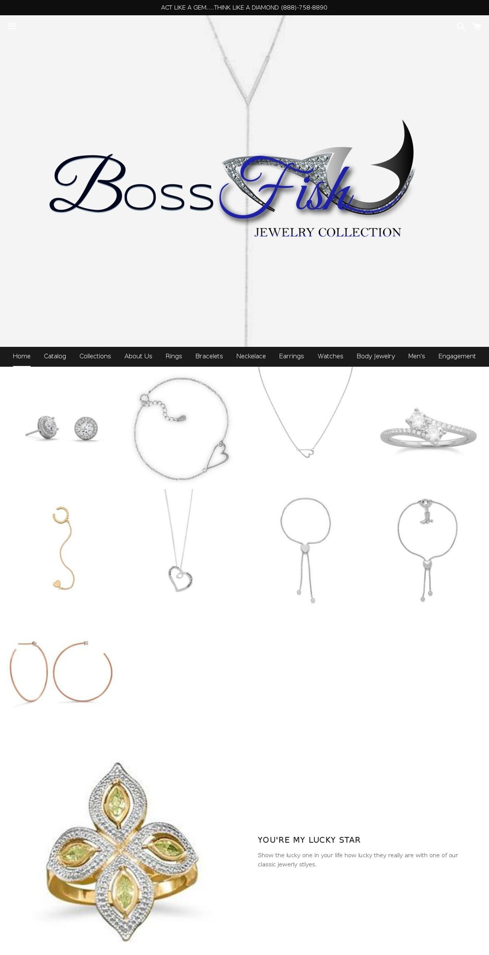 bossfish.net shopify website screenshot