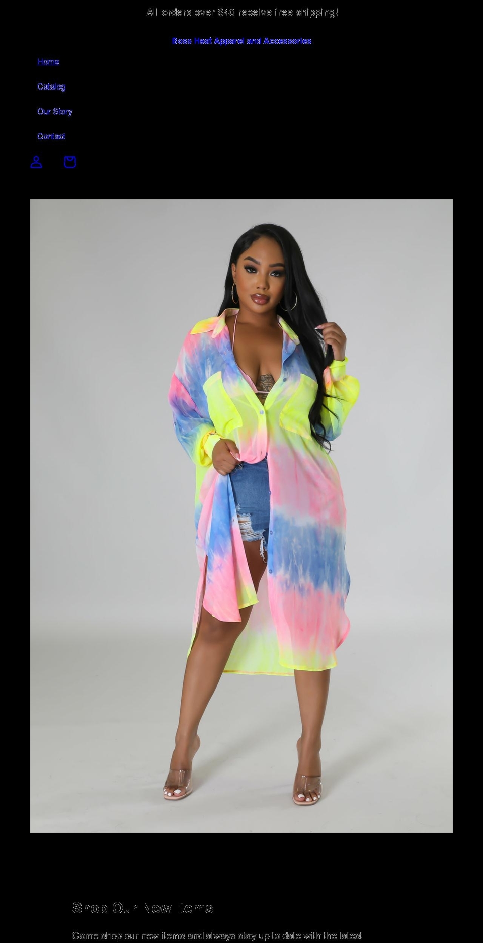 bossheatllc.com shopify website screenshot