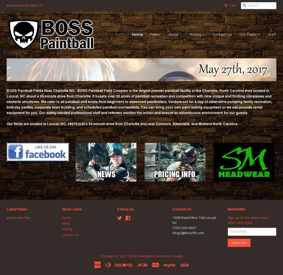 bosspb.com shopify website screenshot