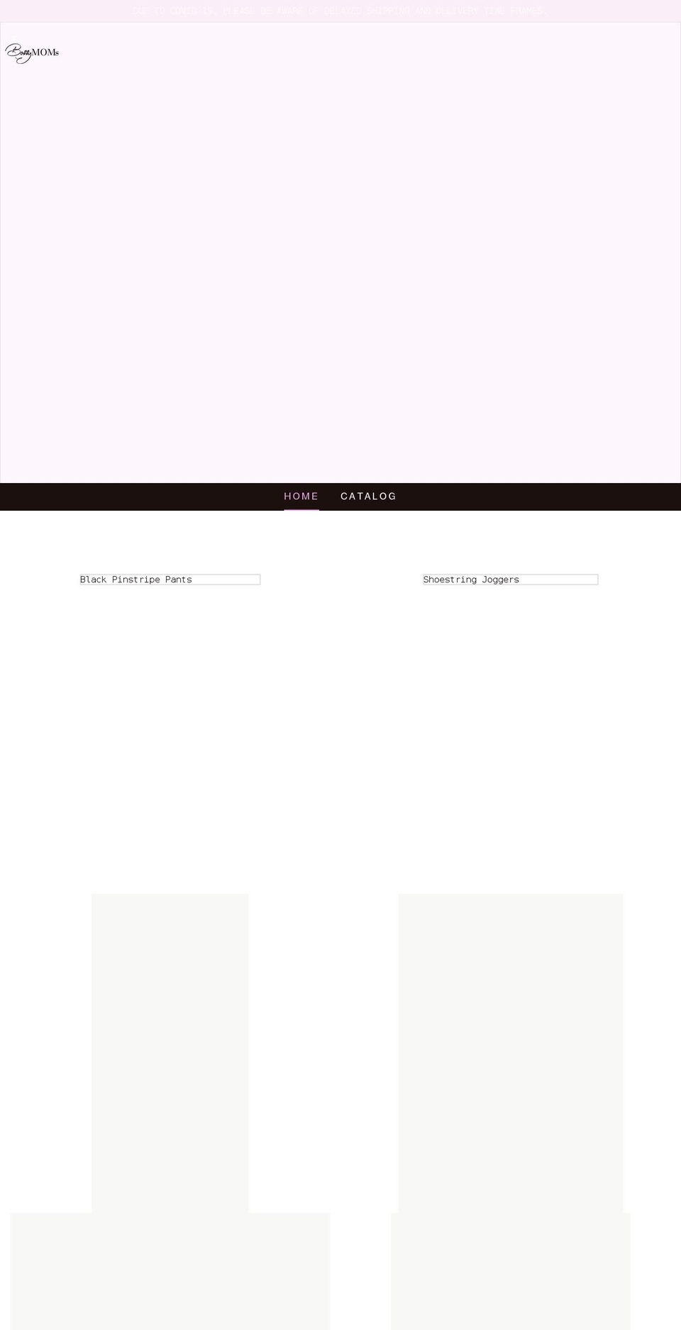 bossymomsboutique.com shopify website screenshot