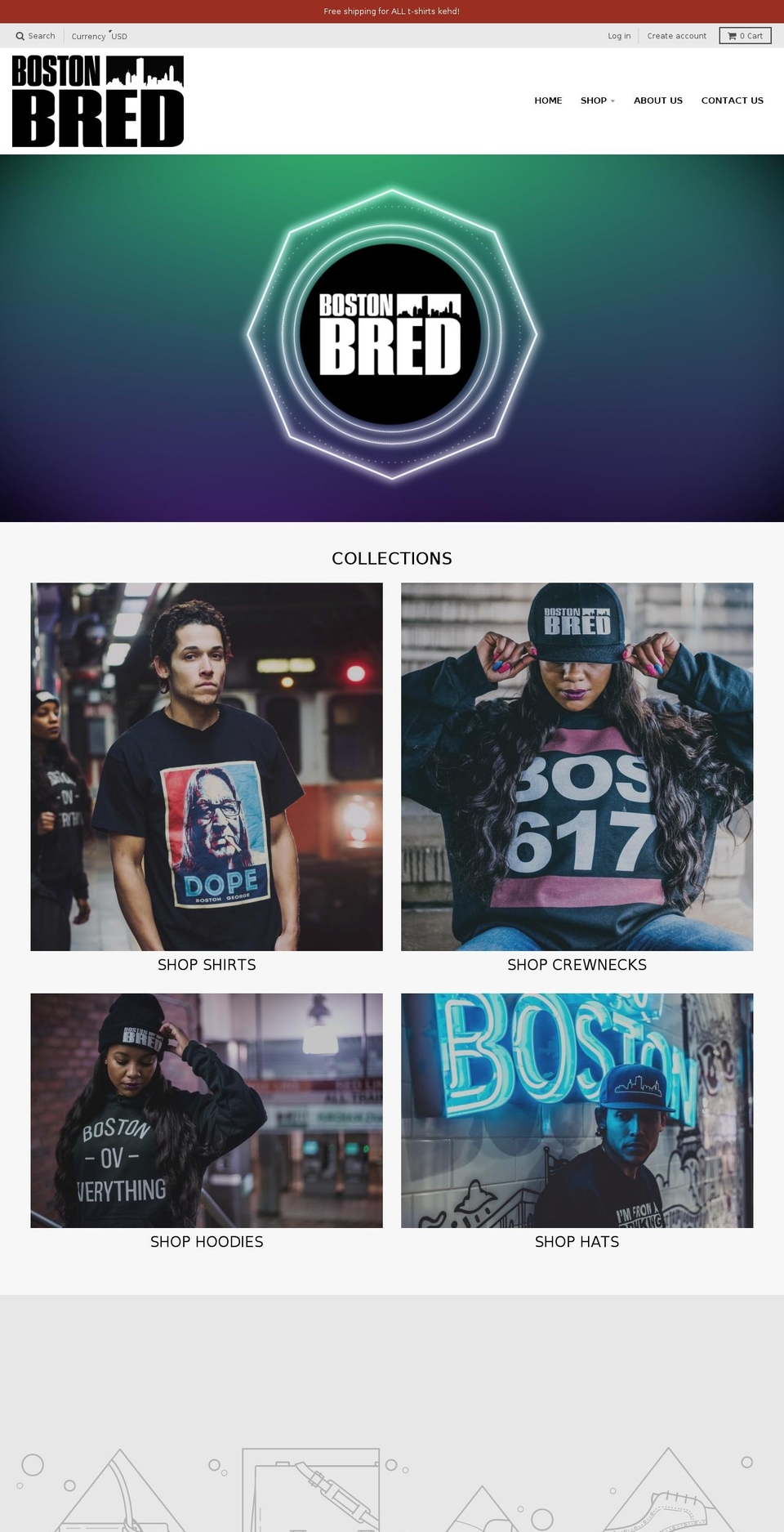 bostonbred.org shopify website screenshot