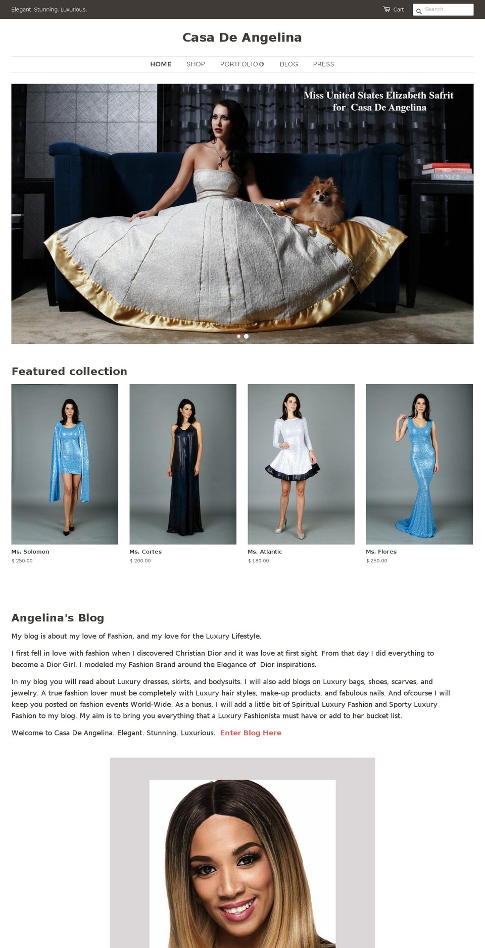 bostoncoutureweek.com — Shopify storefront screenshot