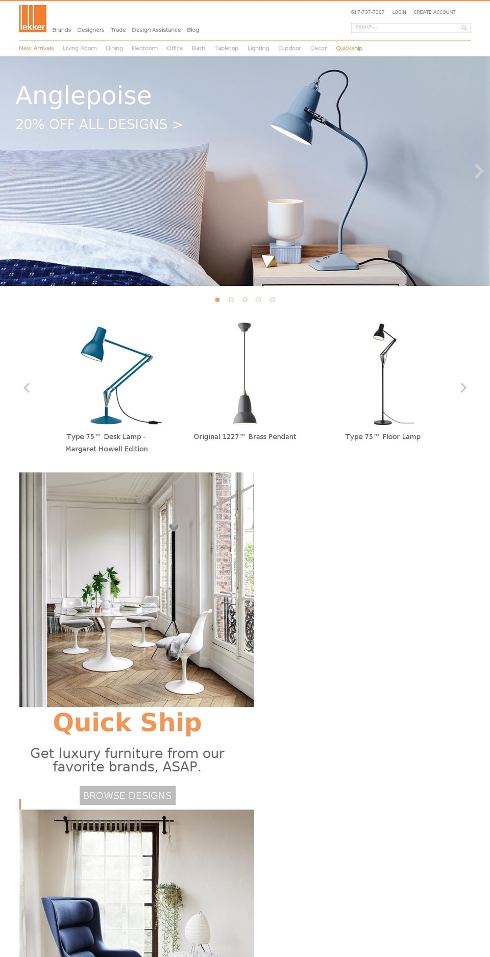 bostonhomefurniture.com — Shopify storefront screenshot