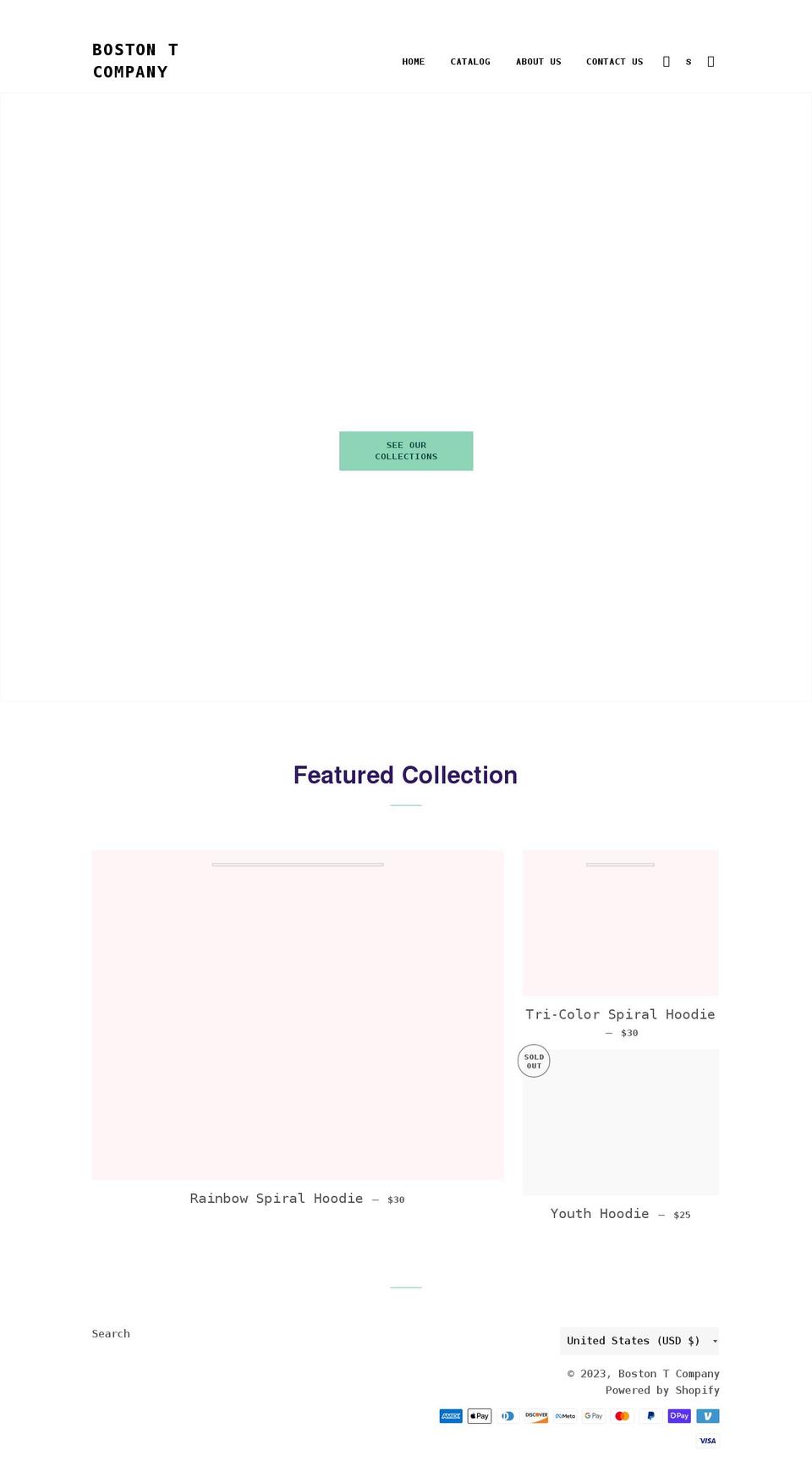 bostontco.com shopify website screenshot
