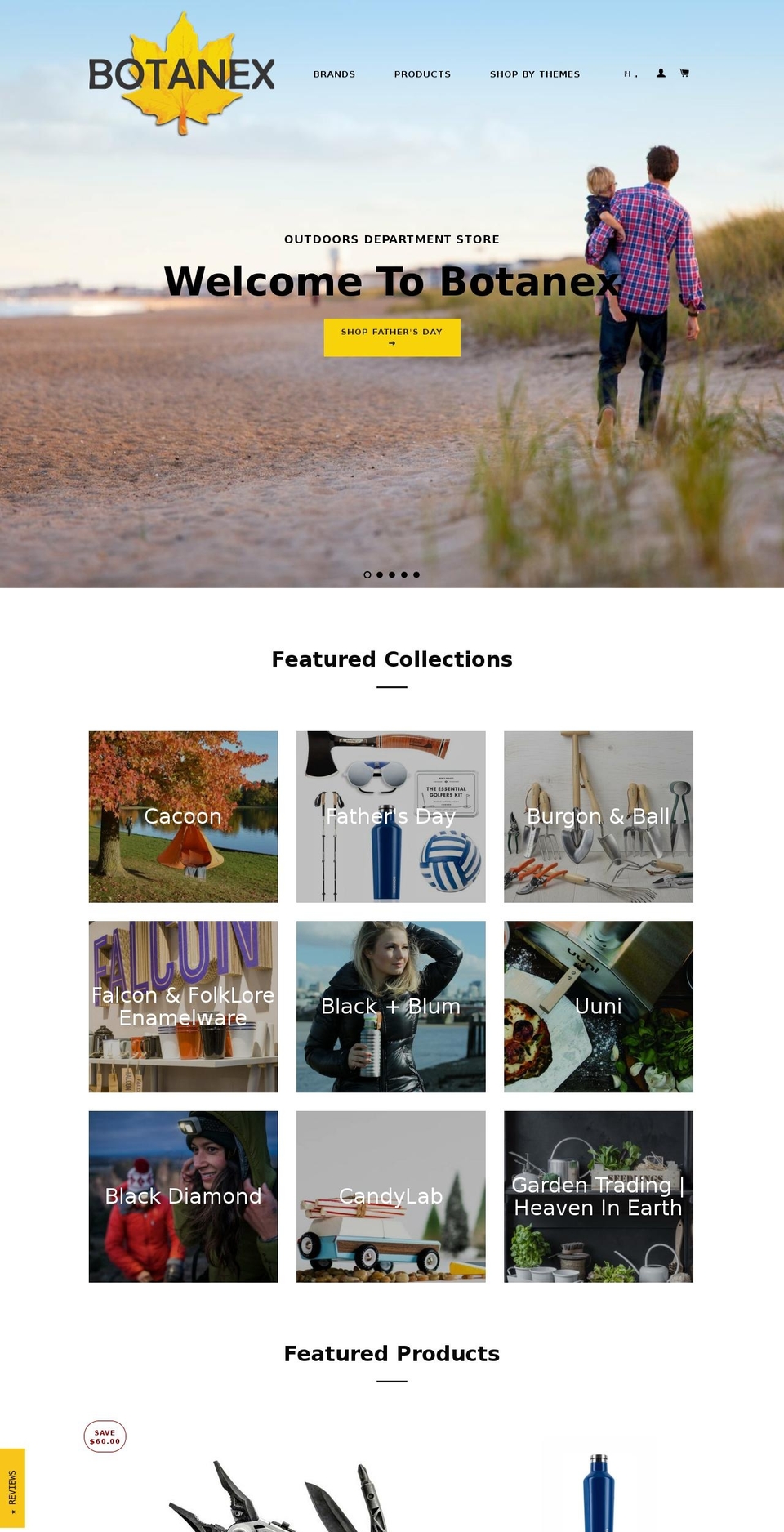 botanex.com.au shopify website screenshot