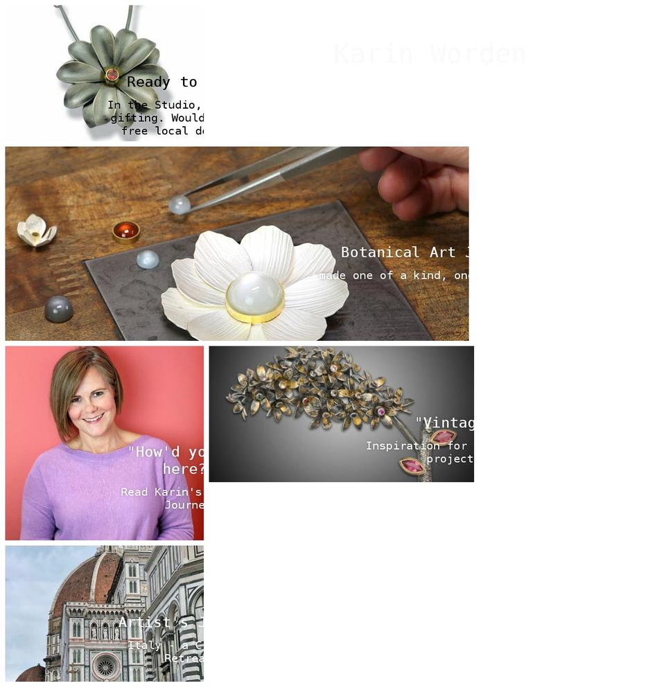 botanicalartjewelry.com — Shopify storefront screenshot