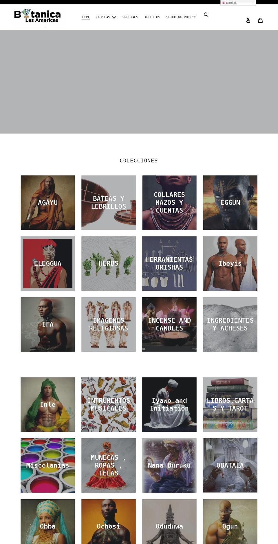 botanicalasamerica.com shopify website screenshot