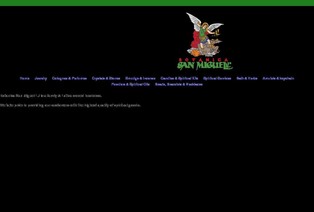 botanicasanmiguellj.com shopify website screenshot