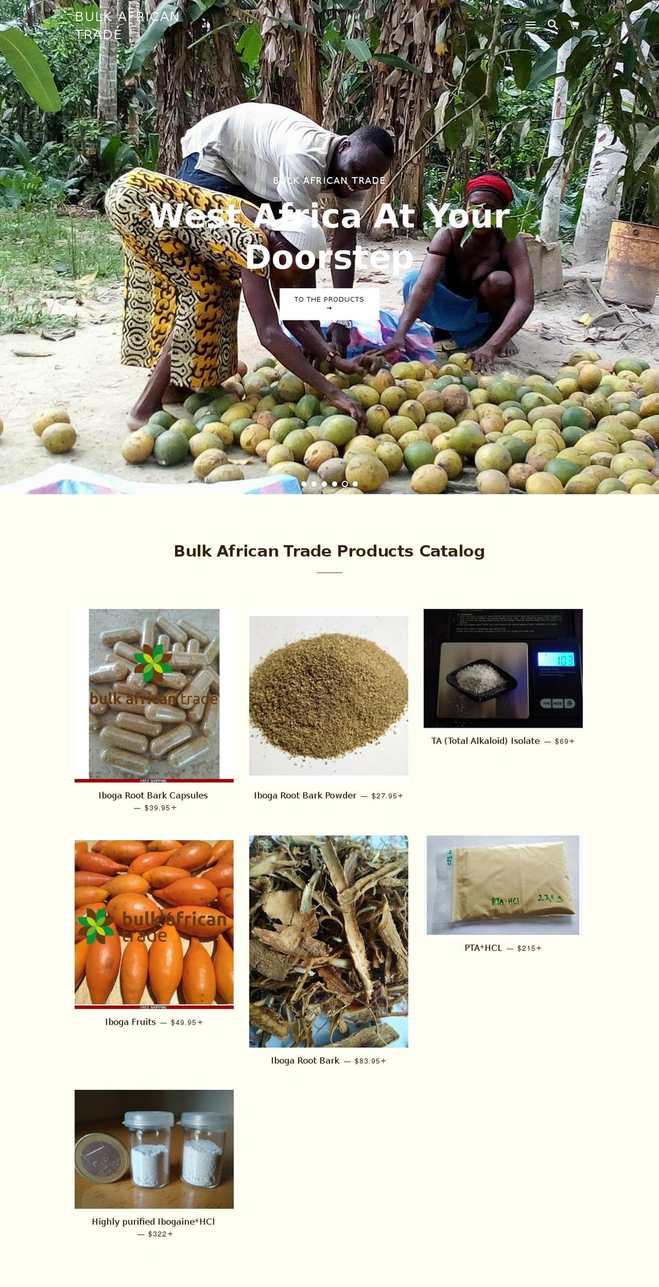 botanicdreams.net shopify website screenshot