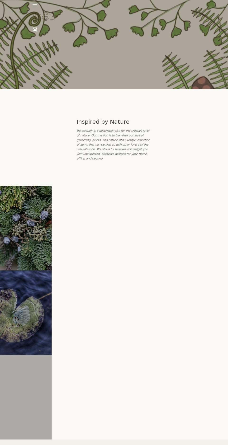 botaniquely.com — Shopify storefront screenshot