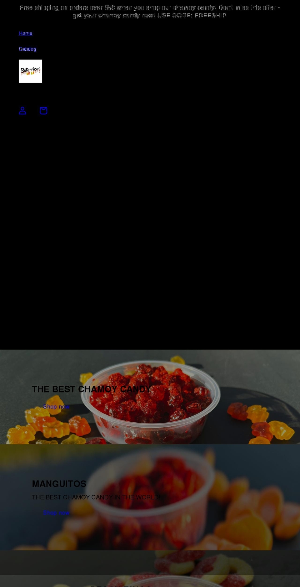 botarricas.com shopify website screenshot