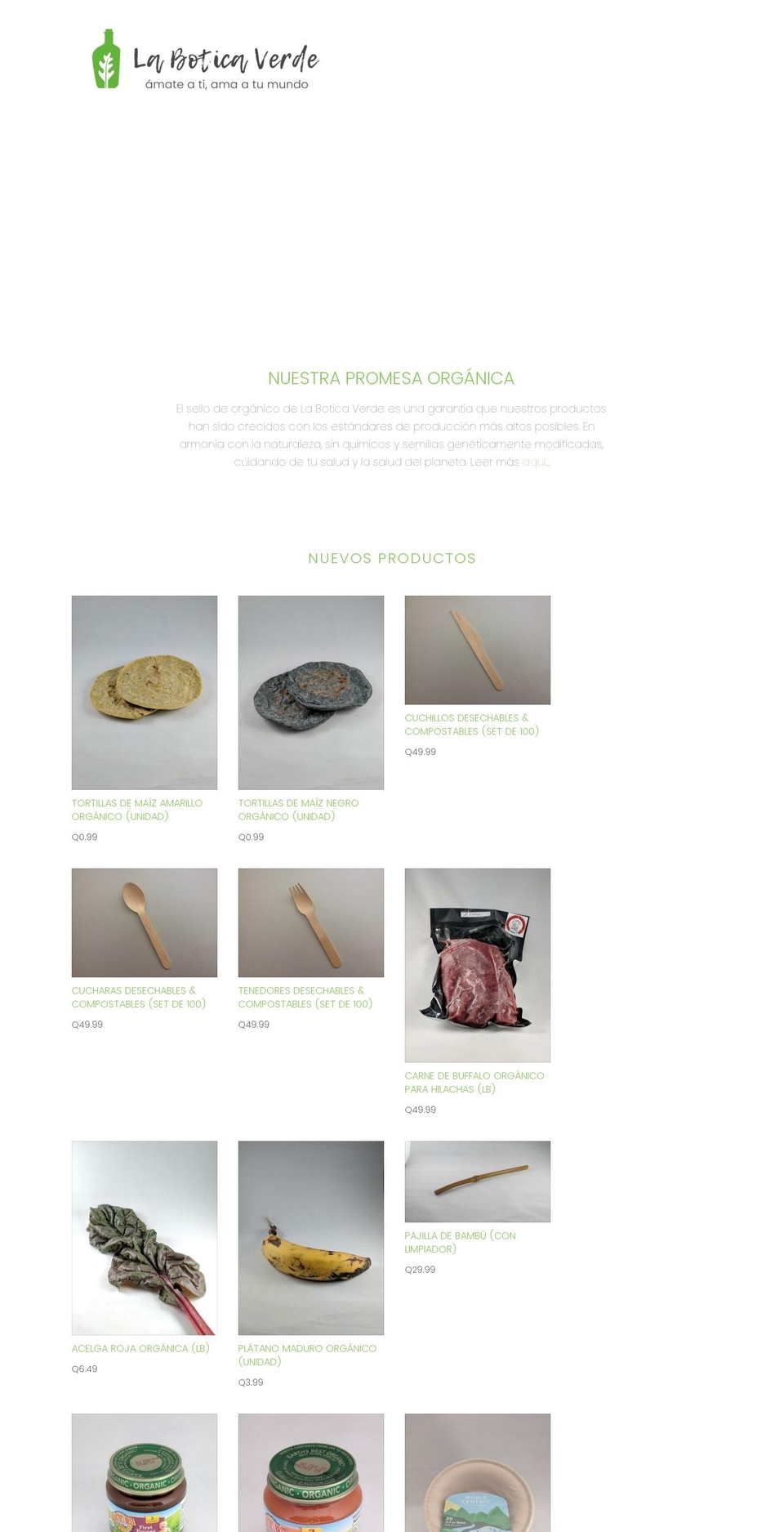 botica-verde.com — Shopify storefront screenshot
