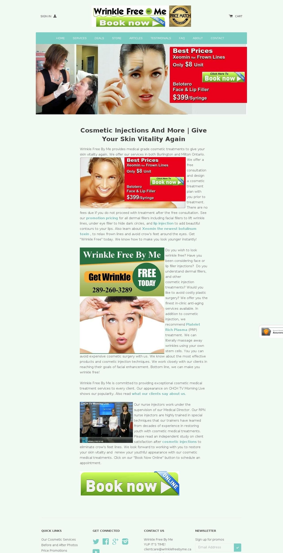 botoxchoice.ca shopify website screenshot