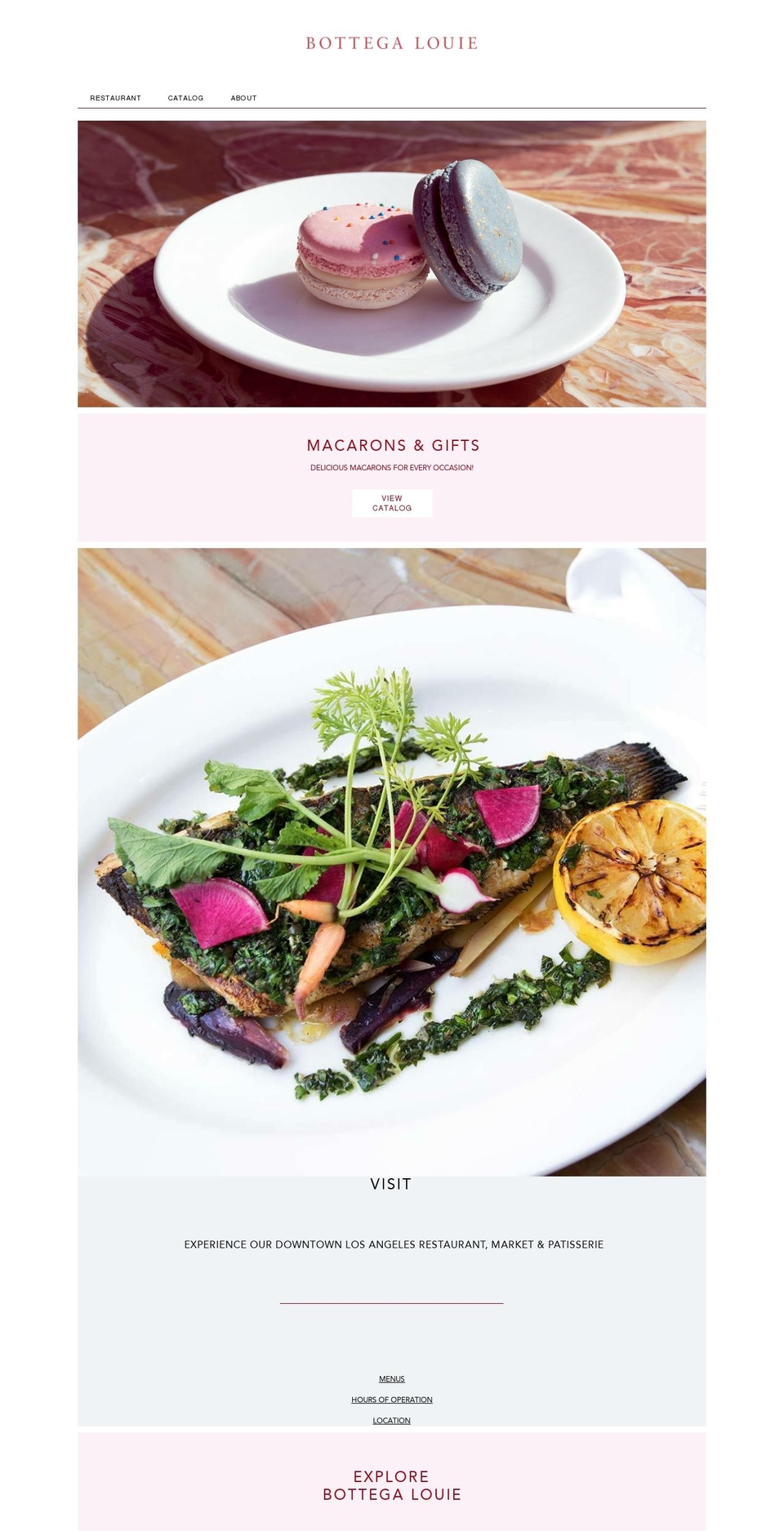 Bottega Louie by SDG Shopify theme site example bottegalouie.biz