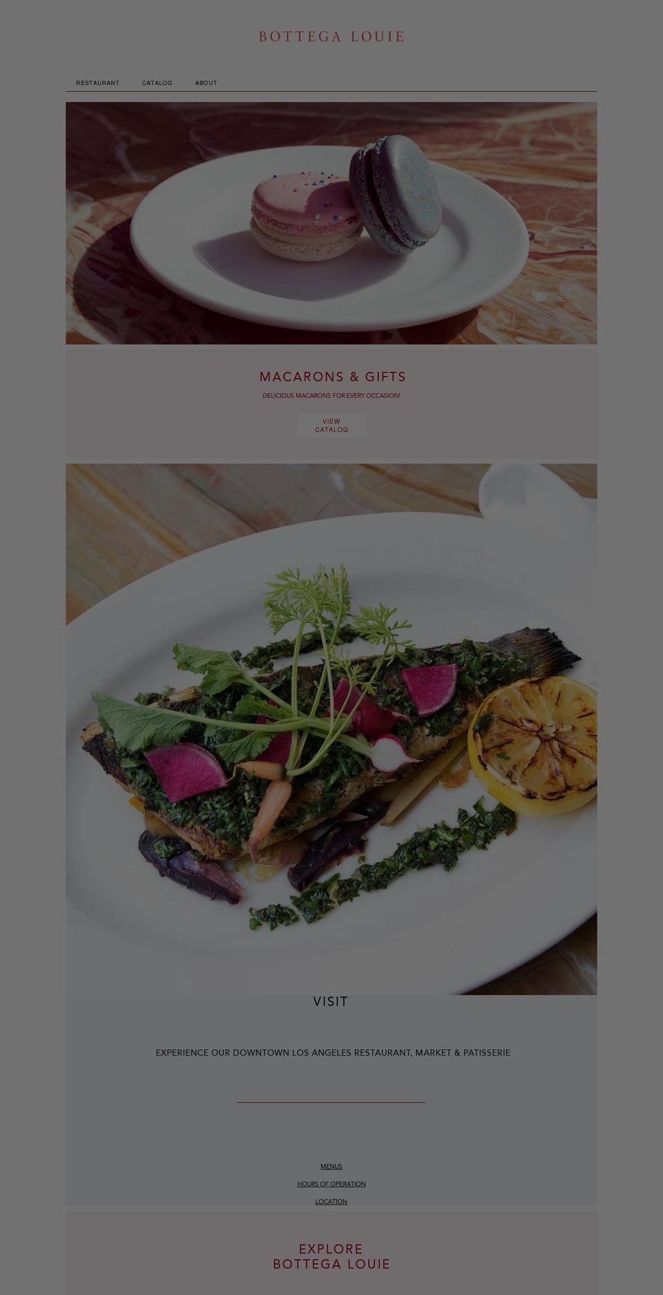 Bottega Louie by SDG Shopify theme site example bottegalouie.net