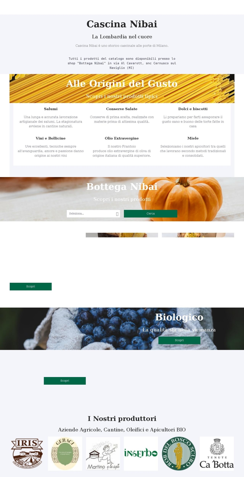 botteganibai.it shopify website screenshot