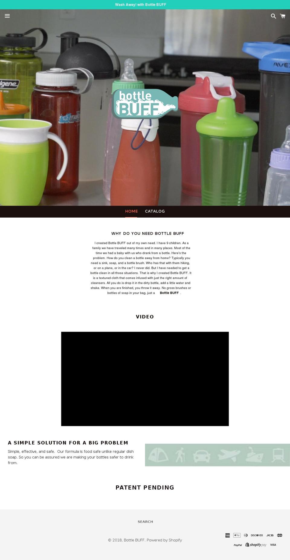 bottlebuff.com — Shopify storefront screenshot