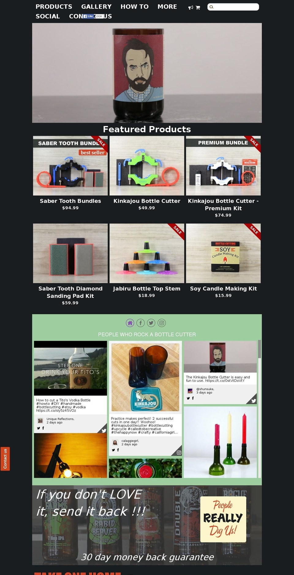 Kitsilano 20 ( Active ) Shopify theme site example bottlecutting.ca