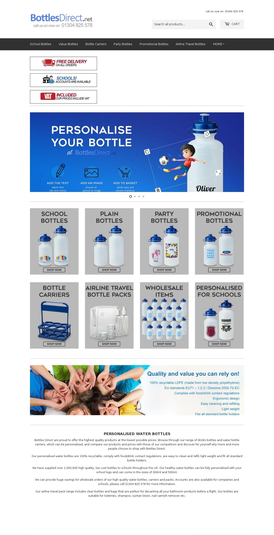 bottleit.net shopify website screenshot