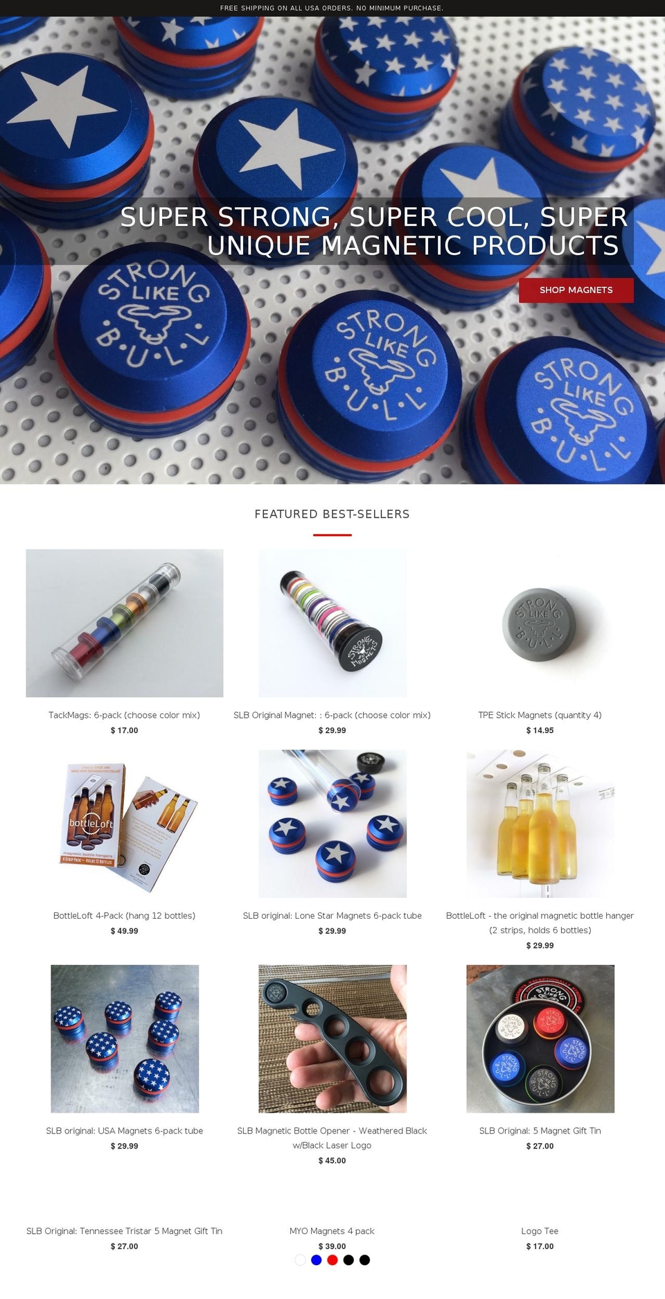 bottleloft.com — Shopify storefront screenshot