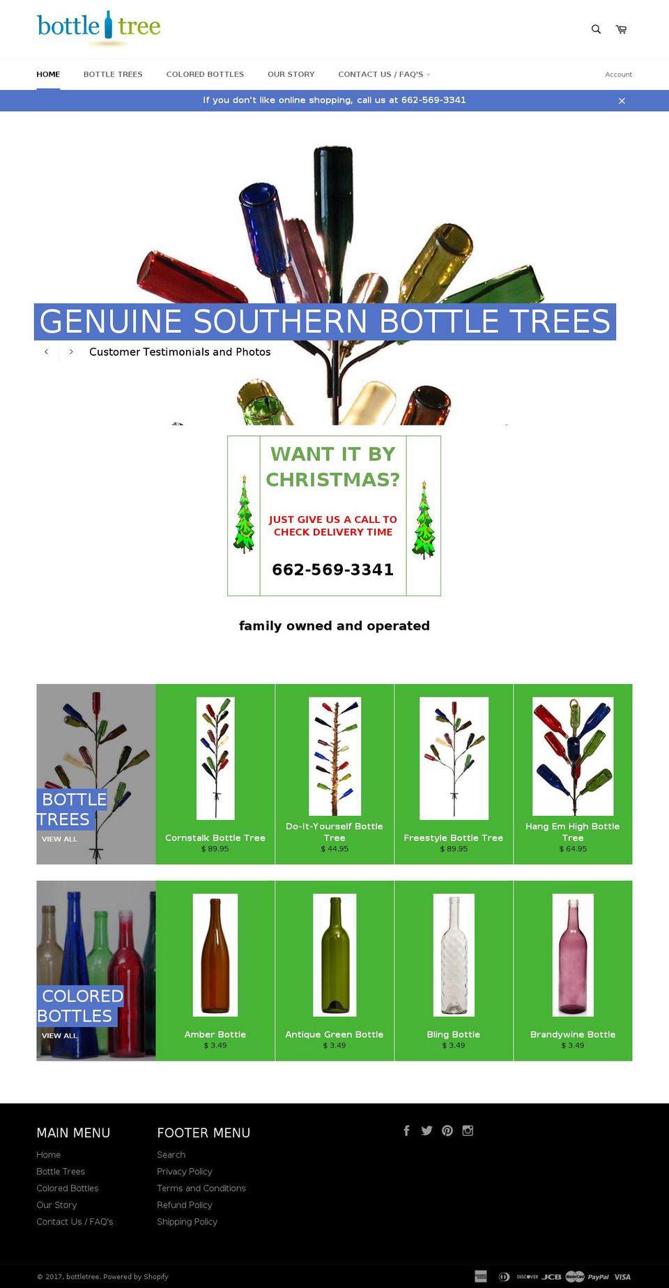 bottletree.com shopify website screenshot