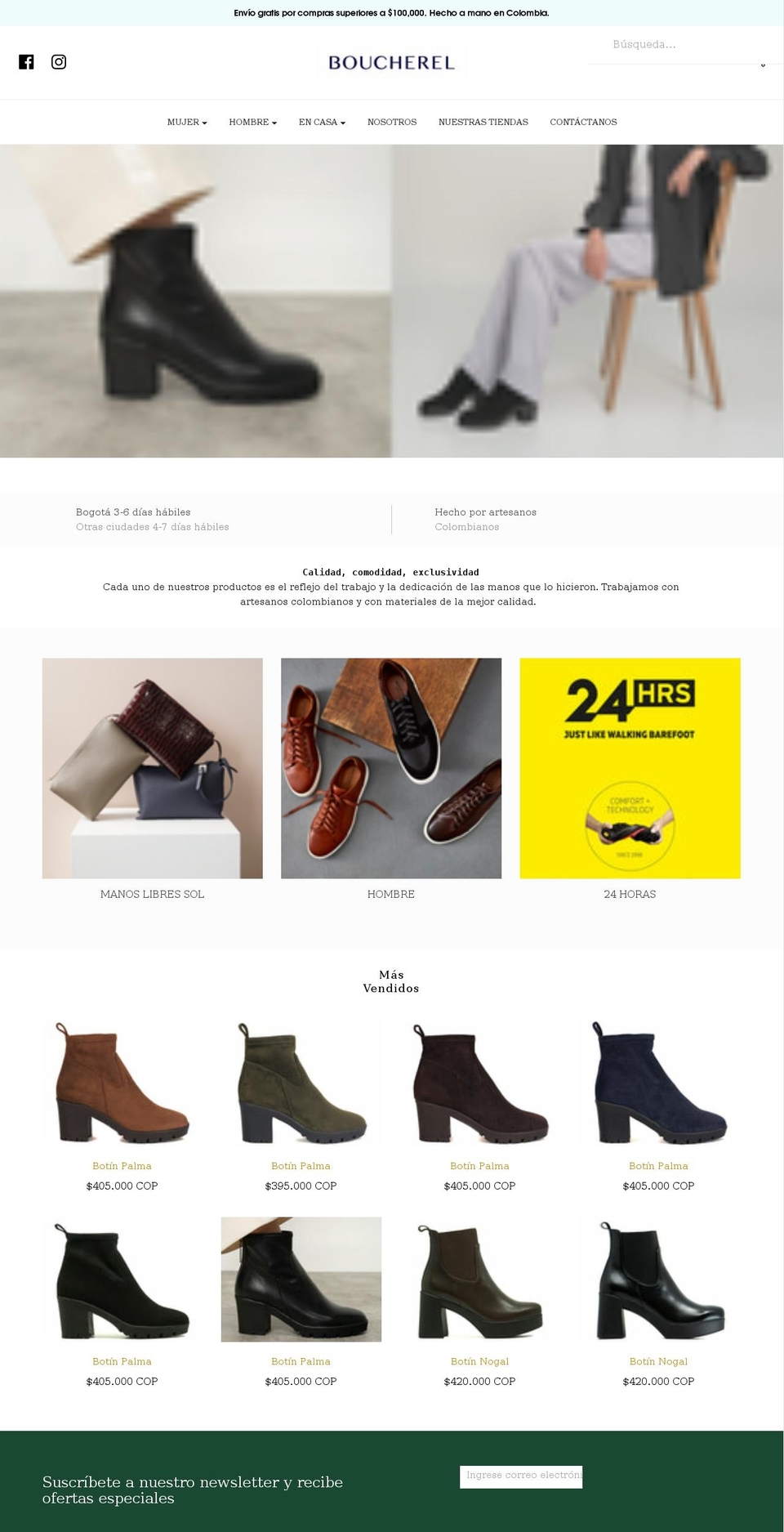 boucherel.com shopify website screenshot