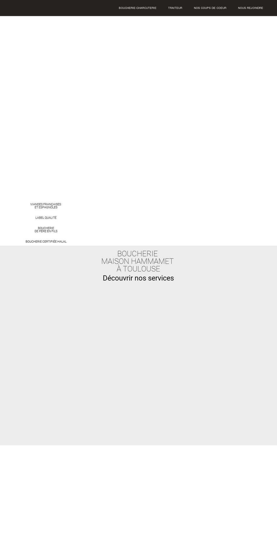boucheriehammamet.com — Shopify storefront screenshot
