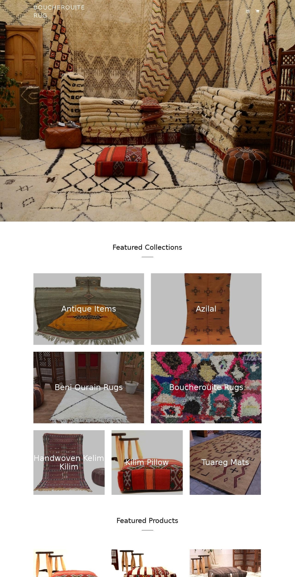 boucherouiterug.com shopify website screenshot