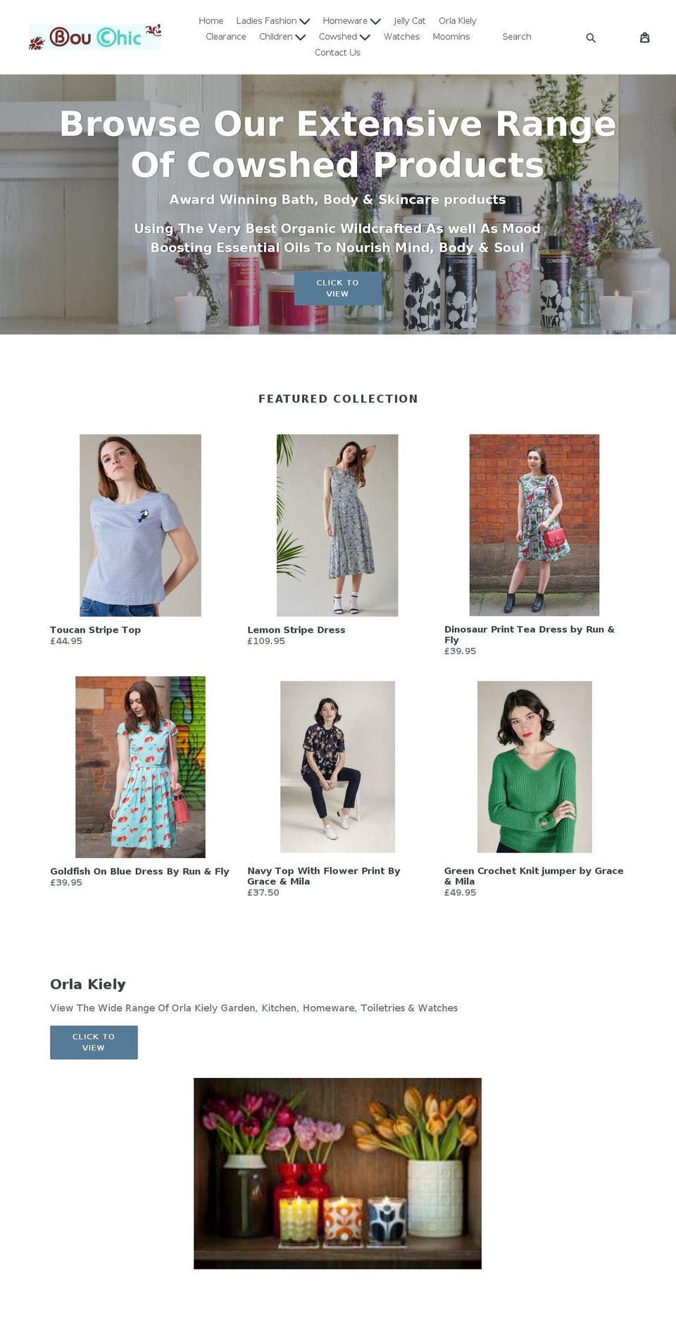 bouchic.co.uk shopify website screenshot