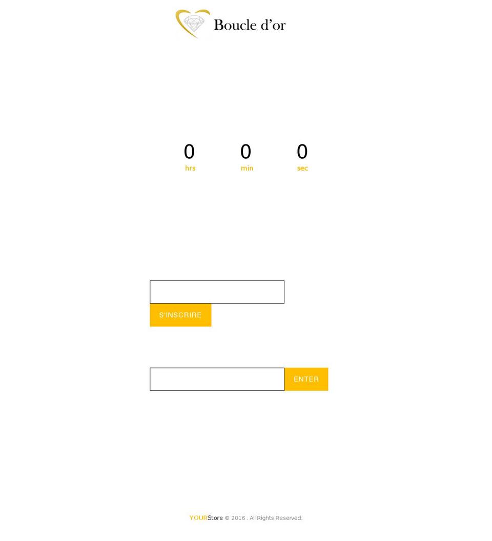 boucle-dor.com — Shopify storefront screenshot