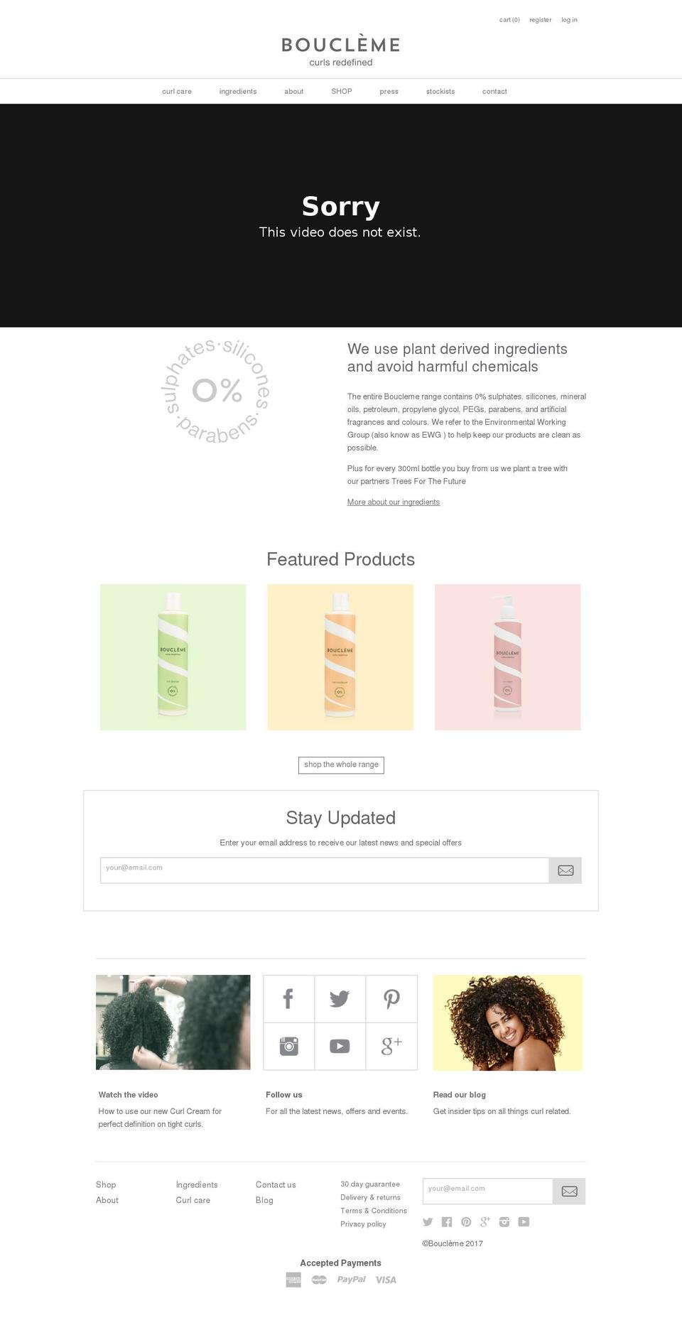 bouclememaster-uk Shopify theme site example boucleme.co.uk